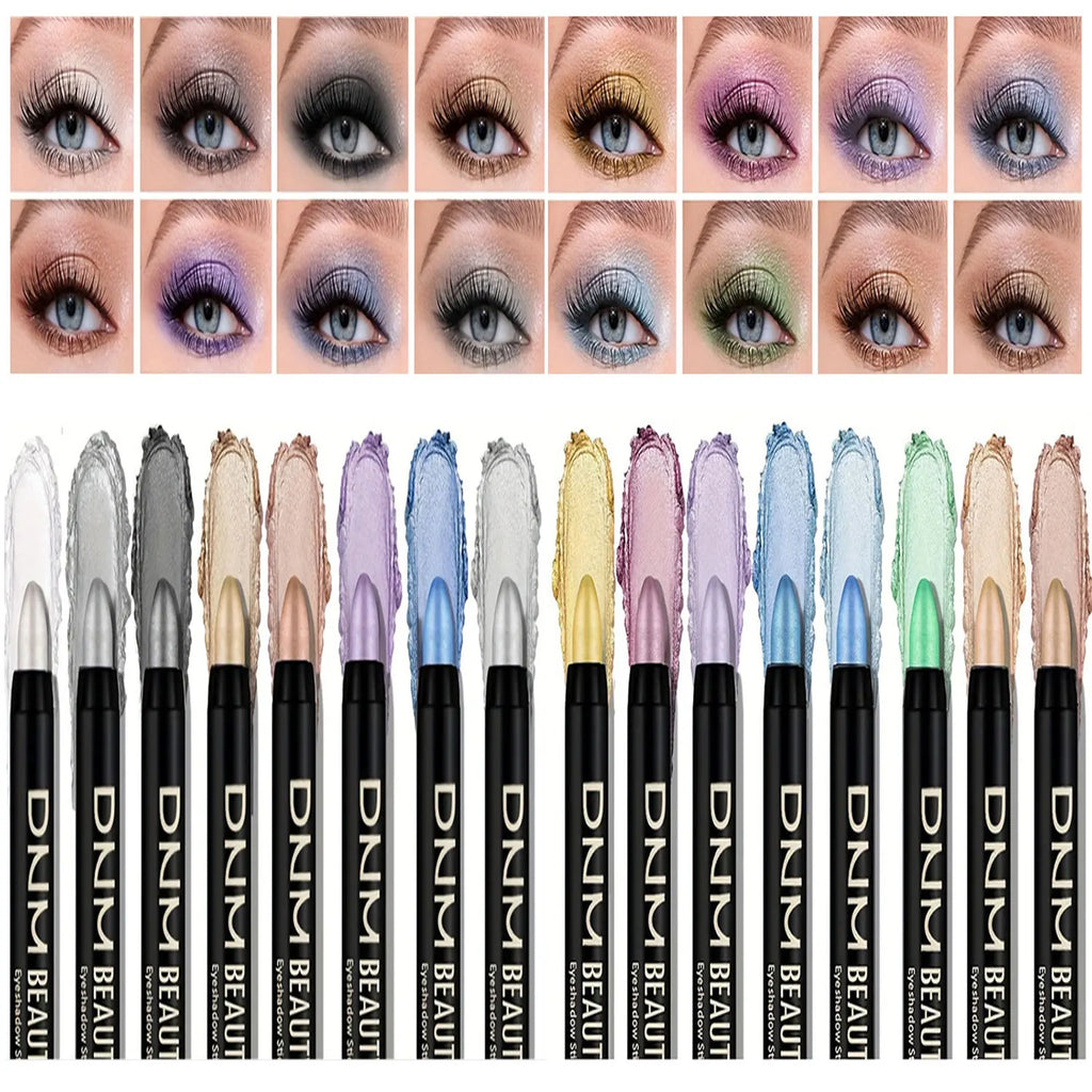 Eyeliner Pearlescent 16 Colores | Delineador Glitter Waterproof