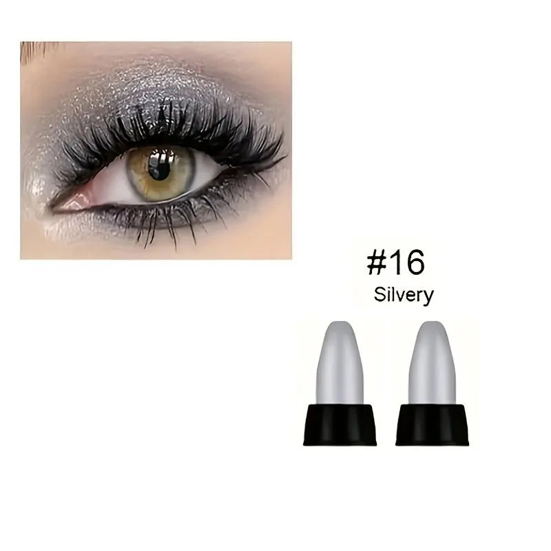 Eyeliner Pearlescent 16 Colores | Delineador Glitter Waterproof