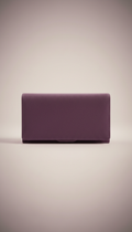 Estuche de terciopelo color ciruela para pestañas, con pestañas incluidas