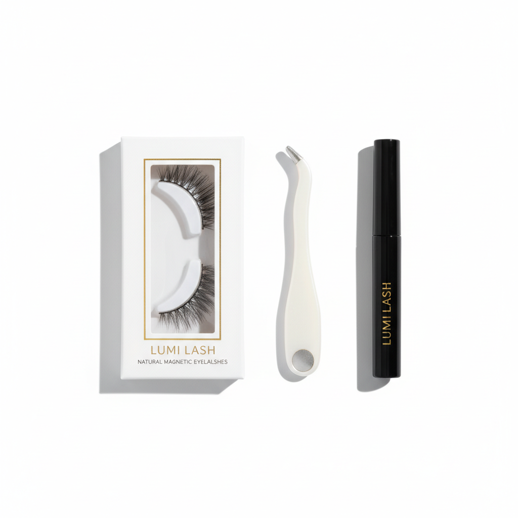 Kit de iniciación pestañas magnéticas - fondo blanco